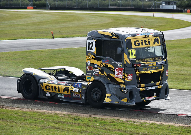ICA3490 Michael Oliver #12 BTRC British Truck Racing Championship Motorsport Photographic Print