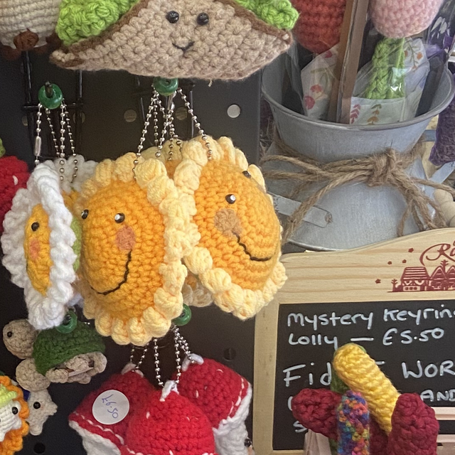 Sunflower Smile  keychain