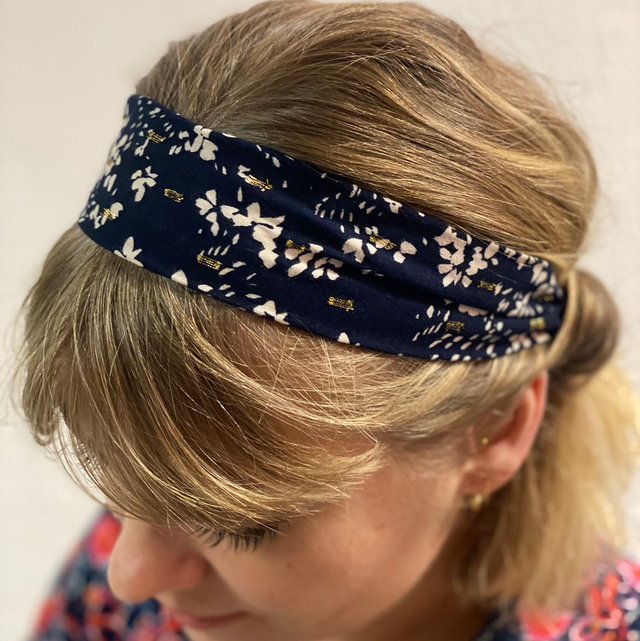 Bandeau en tissu avec élastique 