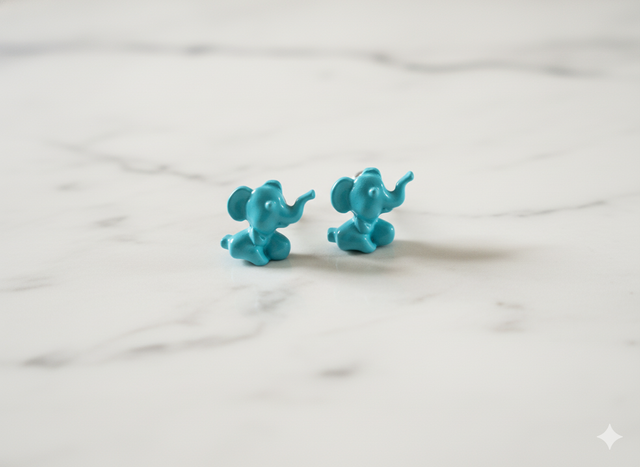 Boucles d'oreilles Eléphant 