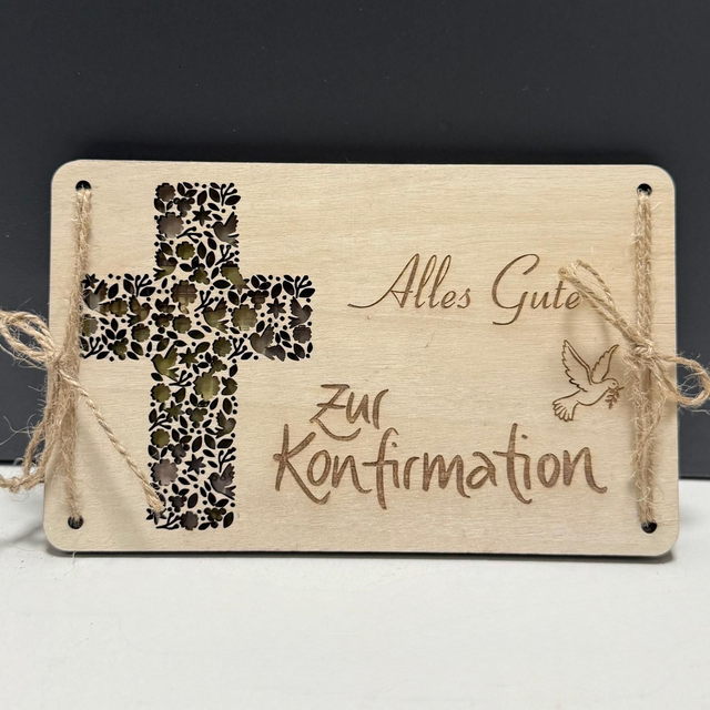 Geschenkkarte "zur Konfirmation" 
