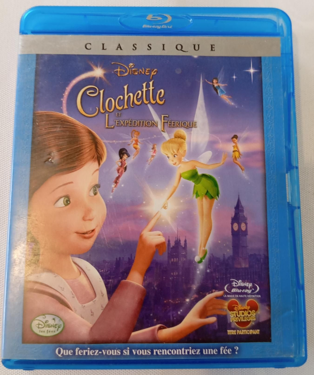 Blu ray Disney Fée clochette l'expédition féérique 