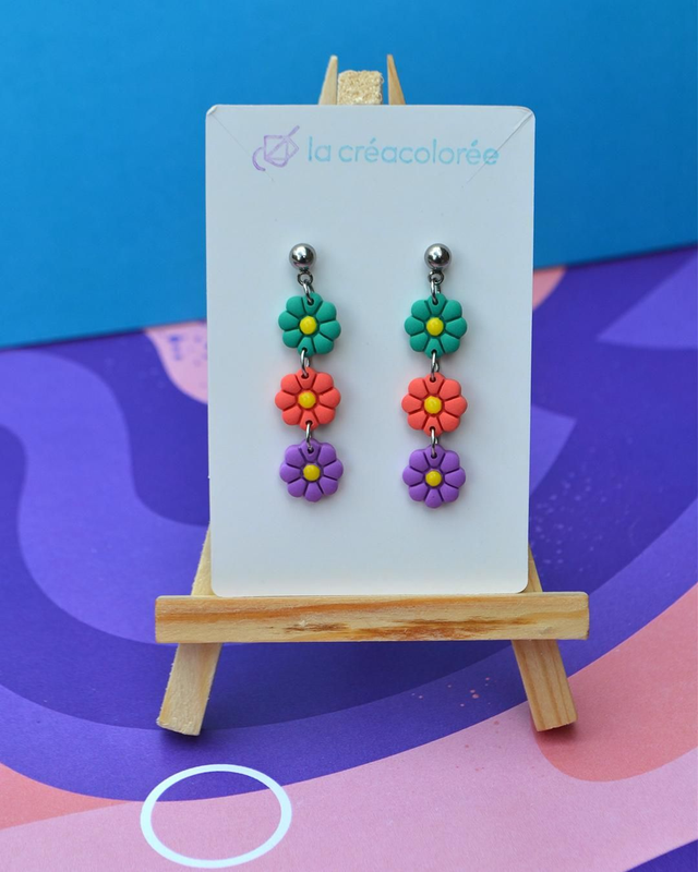 Thalia - vert, orange et violet