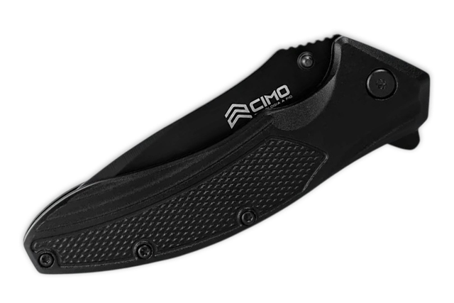 Canivete Dark Tomahawk Cimo Inox 420c Cabo Alumínio C/Clip