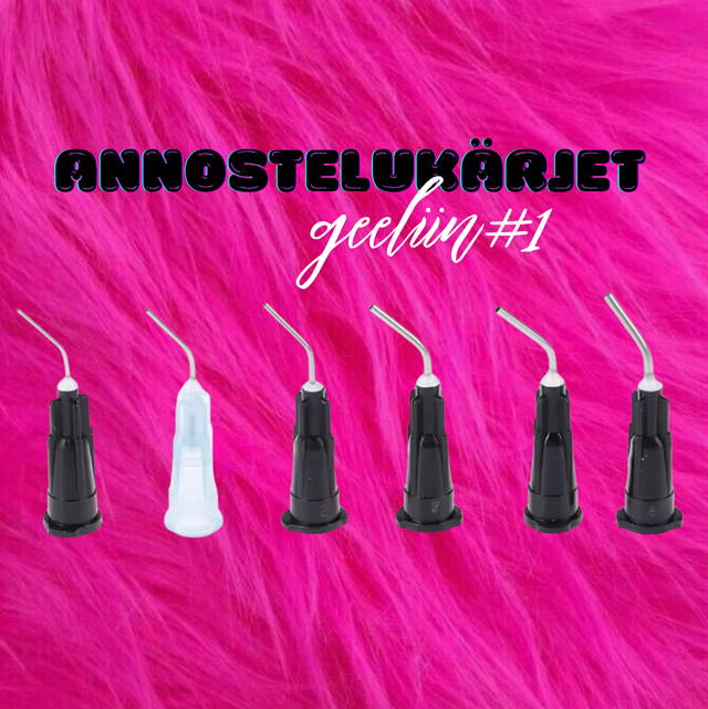 Annostelukärjet geeliin #1