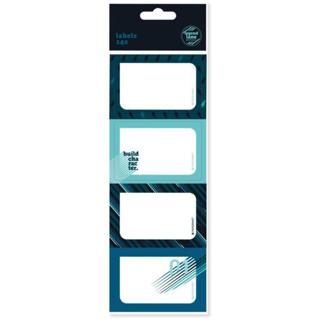 Lot de 24 étiquettes adhésives avec de motifs et coloris différents