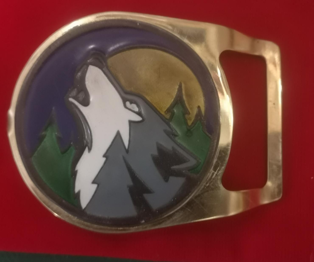 Howling Wolf Belt buckle