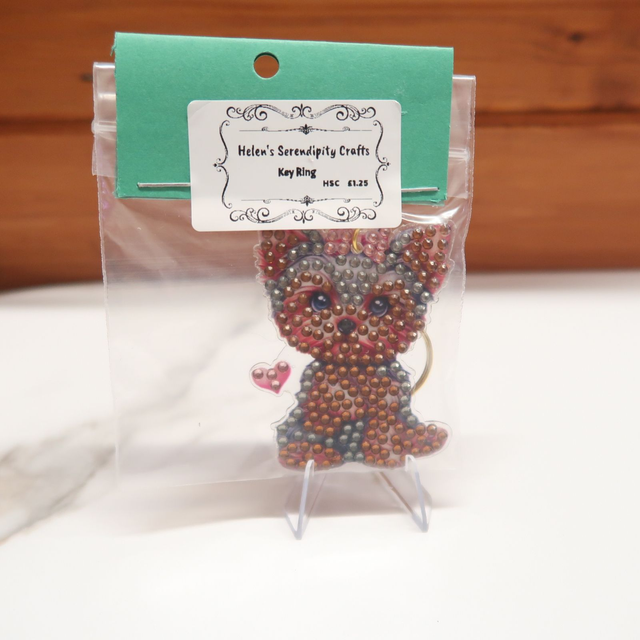 Diamond Art Animal Keyring