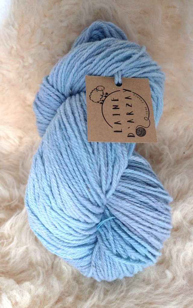 Echeveau coloré laine mérinos 100g