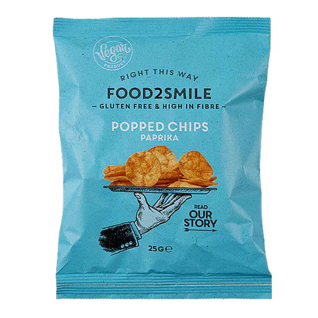 Food2Smile: Popped Chips Paprika