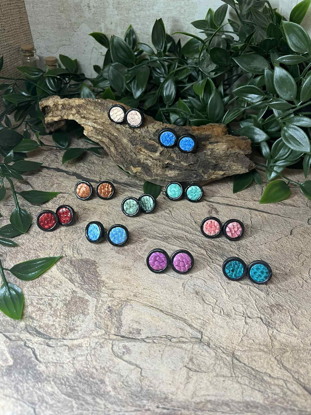 Puces d'oreilles écailles de Dragon