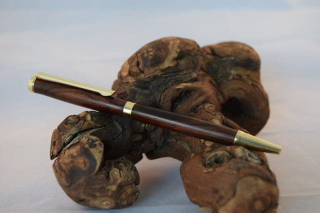 Gouden balpen - cocobolo