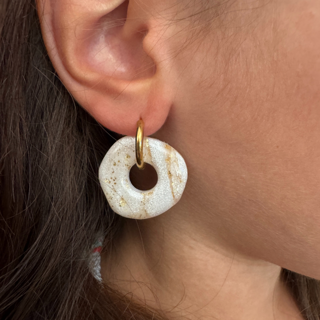 Ondalies marbrées blanches