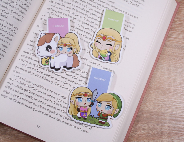 Zelda Echoes of Wisdom - Marcapáginas/Bookmarks