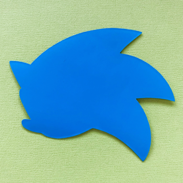 STH: sonic bust (vinyl sticker)