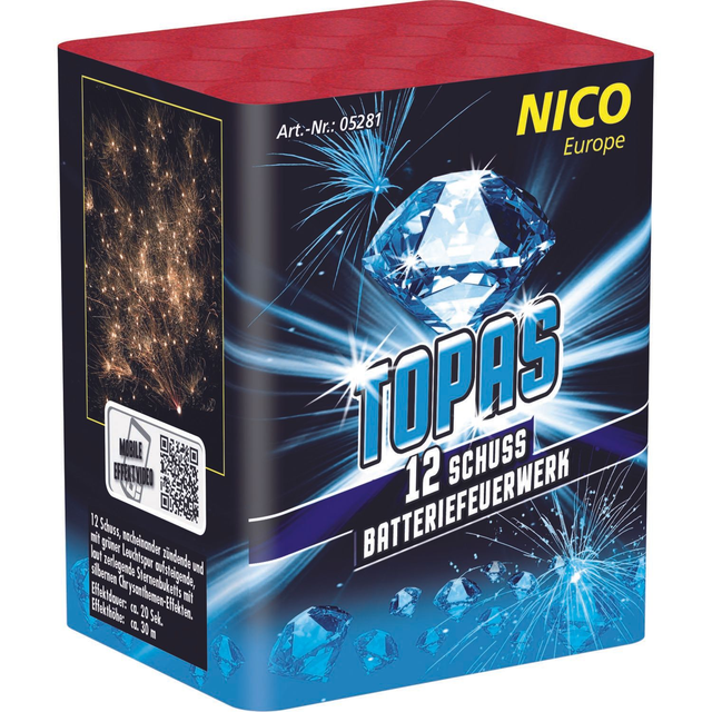 Topas, 12 Schuss, 20 Sec