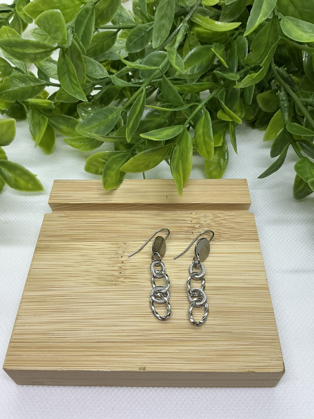 Boucles d'Oreilles Pendants Maillons