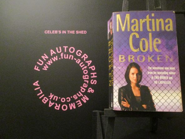 Martina Cole 'Broken' Authentic Autographed Paperback Book