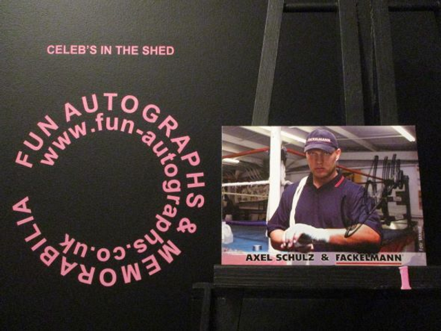 Axel Schulz Authentic Autographed 6x4 Card (1)