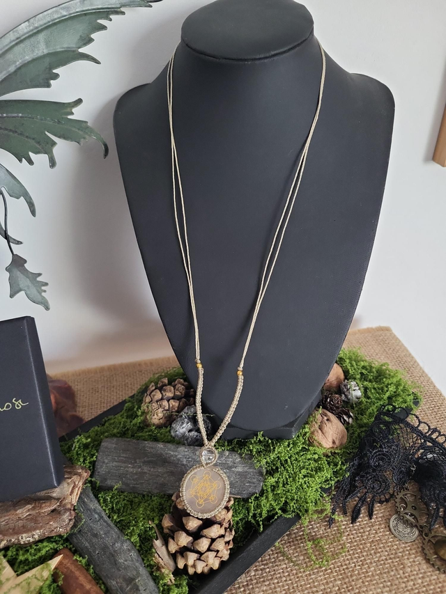 Collier Sautoir Métatron Quartz Rose