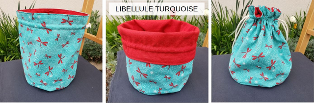 Sac 3 en 1 à coulisse - Taille M - Divers motifs