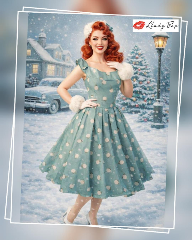 Robe Lindy Bop Christie Holly Branch T48