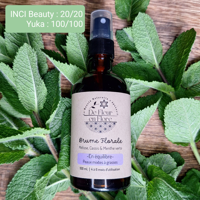 Brume Florale-Mélisse, Cassis et Menthe verte