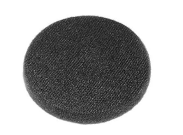Ohrpolster Stoff rund schwarz, 2 Stück, passend für HFI-15G