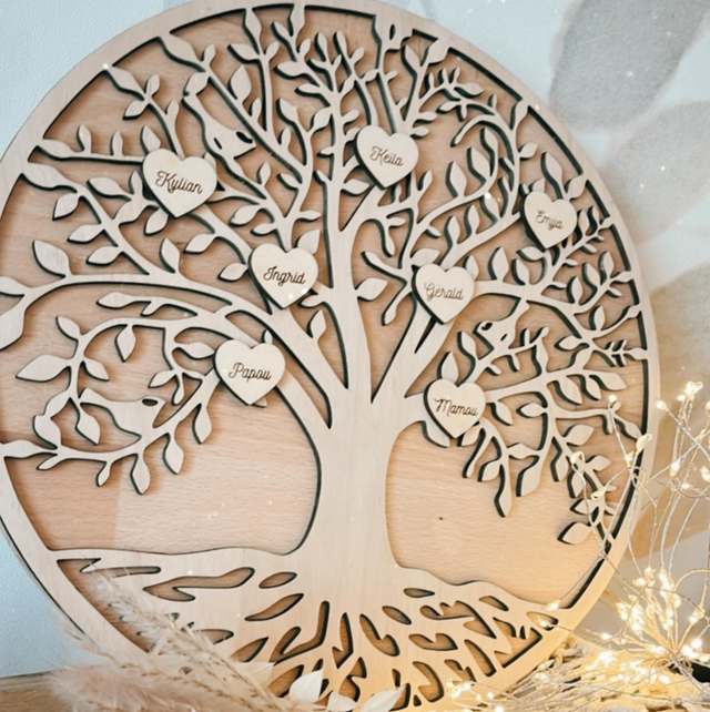 Arbres de vie avec fond (différents modèles) 