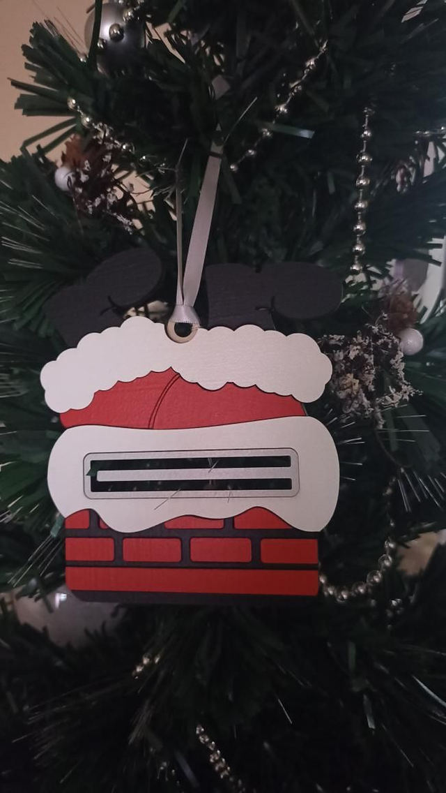 Carte à étrennes - Cheminée