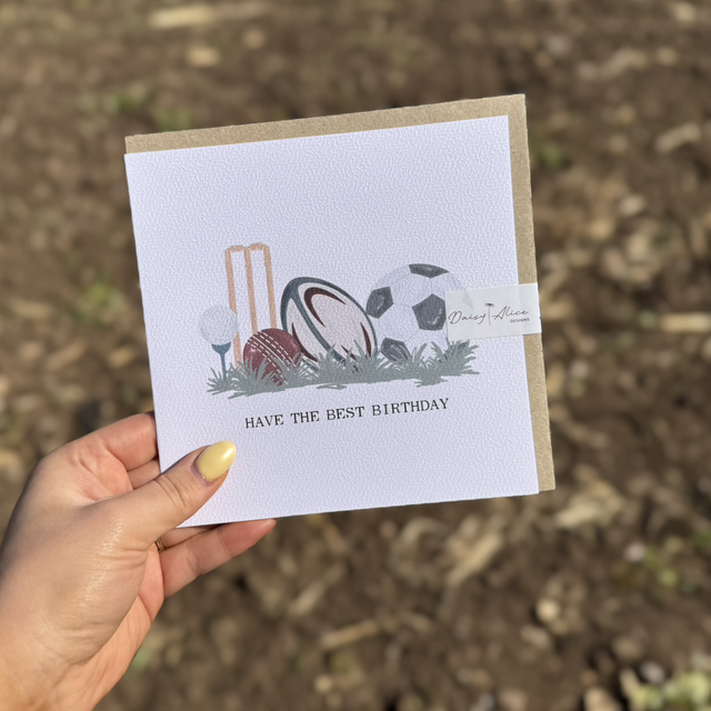 Sports Collection - Have The Best Birthday Greetings Card 