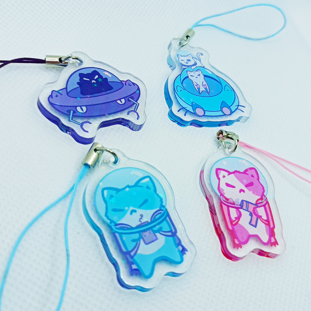 Cats Invaders • Llaveros 01