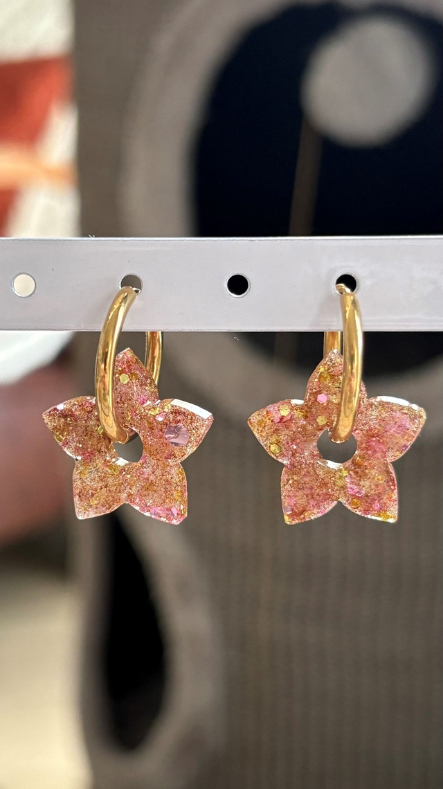 Pampilles ALBA - Or et rose