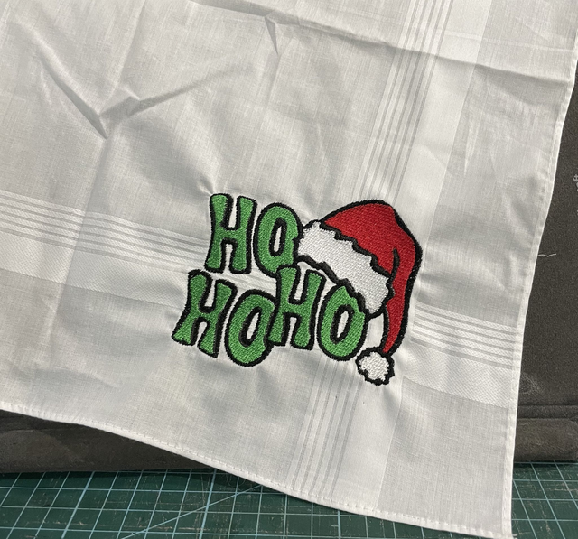 fichier broderie HOHOHO - 3 Tailles / 12 Formats