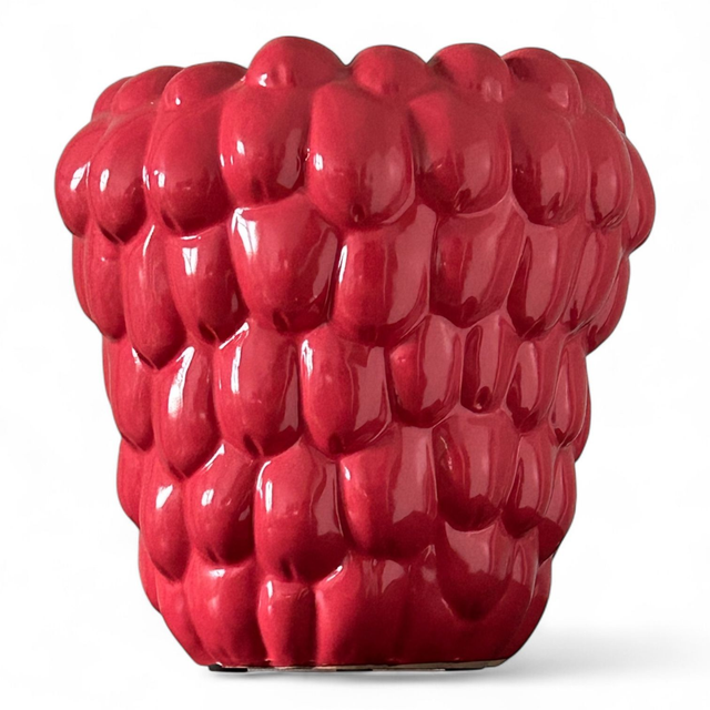 Daan Kromhout Raspberry Vase Red