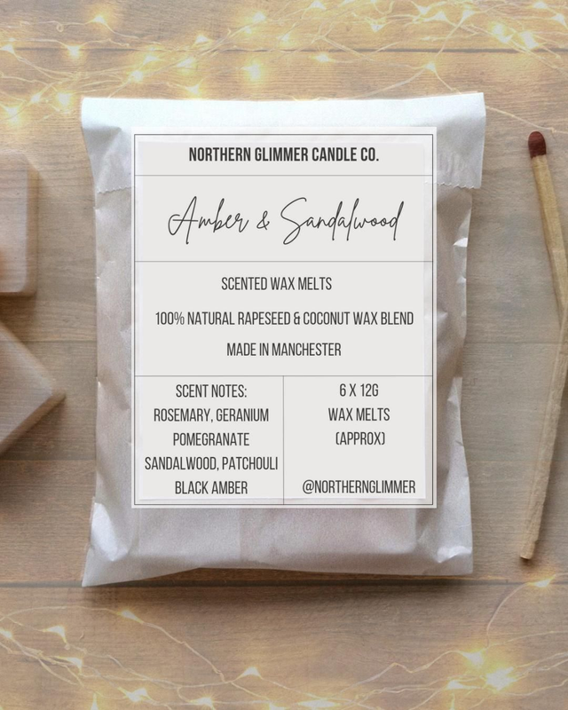 Amber &amp; Sandalwood Wax Melts