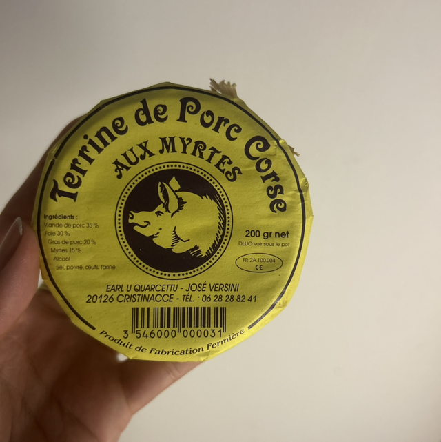 Terrine de porc au myrtes (José Versini)