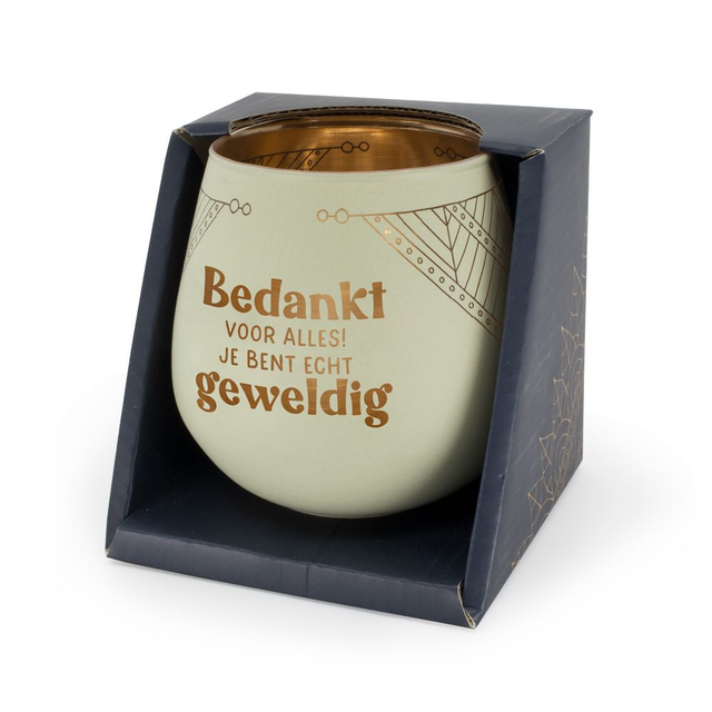 Sfeerlicht houder | Bedankt Geweldig