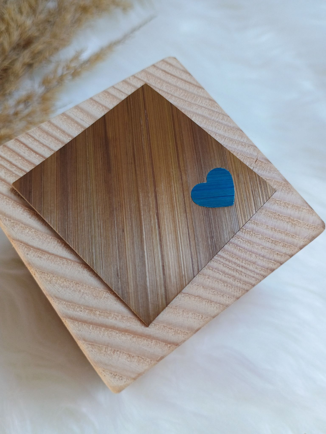 Magnet Carré bicolore