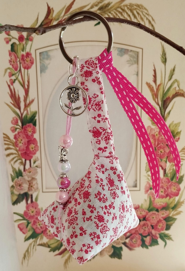 Porte Clés Berlingot - Églantine