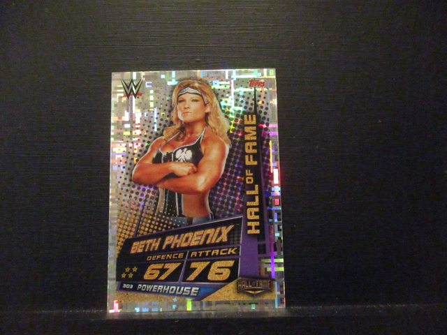Beth Phoenix - Hall Of Fame Slam Attax Universe Original Trading Card #303