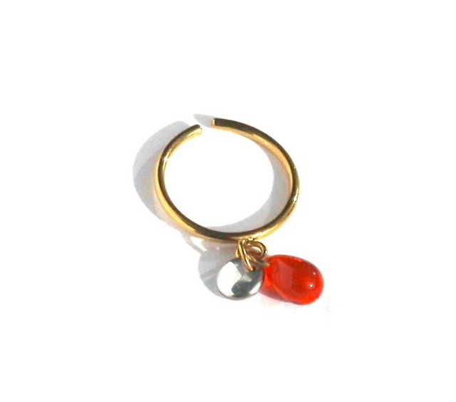 'afternoon' ring - tangerine