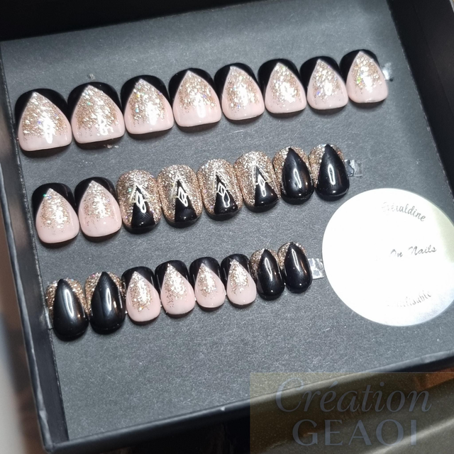 Black pink Gold little Carré S créer sur commande délai de 7jours ouvrable