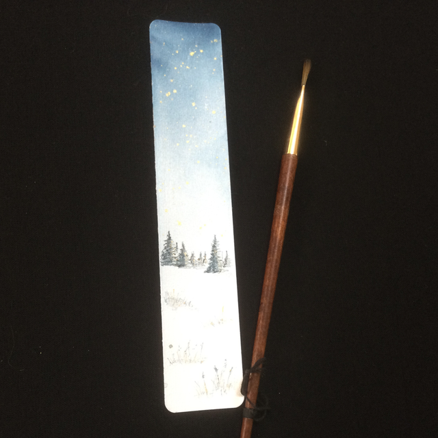 Marque-page Thème Paysage d’hiver 15 