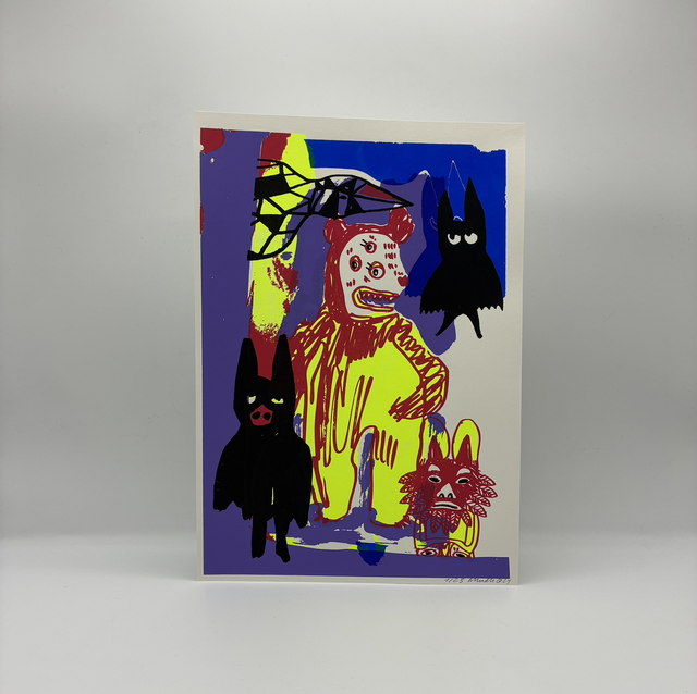 Siebdruck "Muah-Medley I"