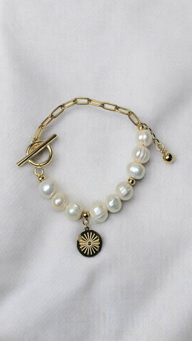 Armband 'Sunny Pearl'