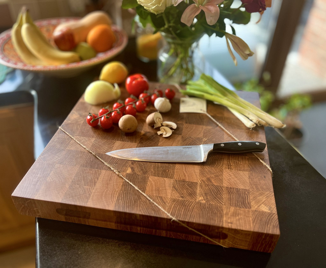 Oak End Grain Chopping Board 47cm x 45cm x 5.5cm