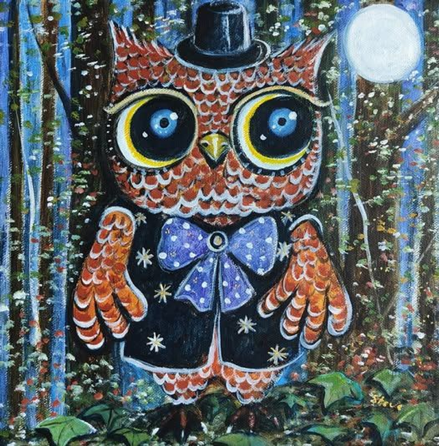 La chouette élégante