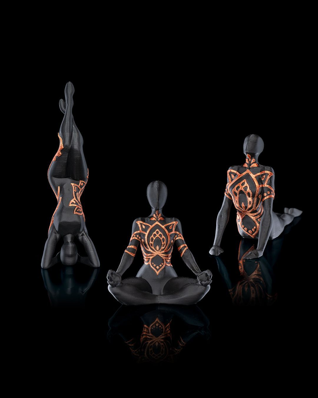 Statuettes séquence de Yoga (lot de 3)
