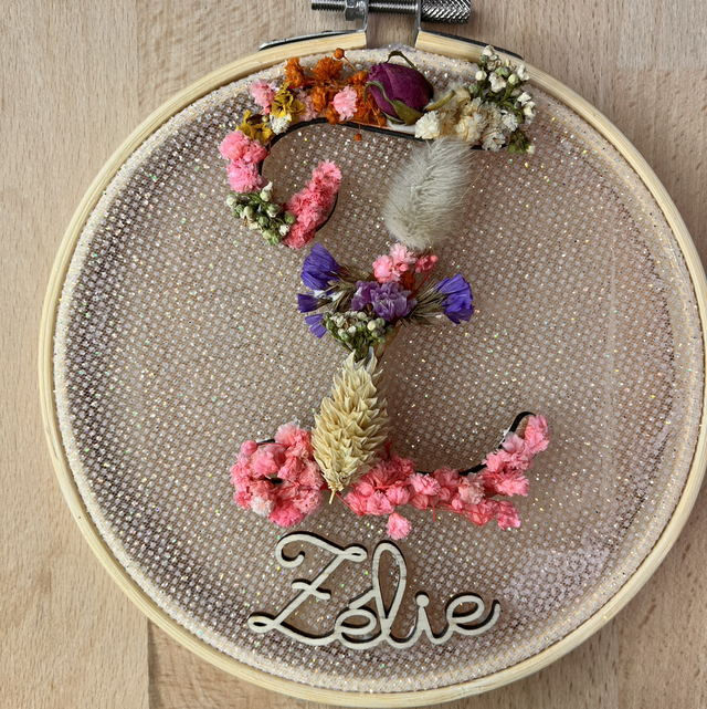 Tambour à broder initiales (1)